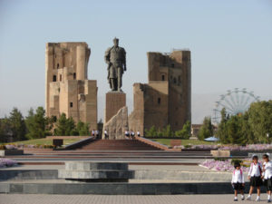 Timoer in Shahrisabz, Oezbekistan